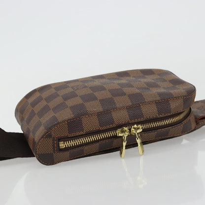Louis Vuitton Geronimos Waist Bag Damier, Brown, Canvas, Shoulder Bag
