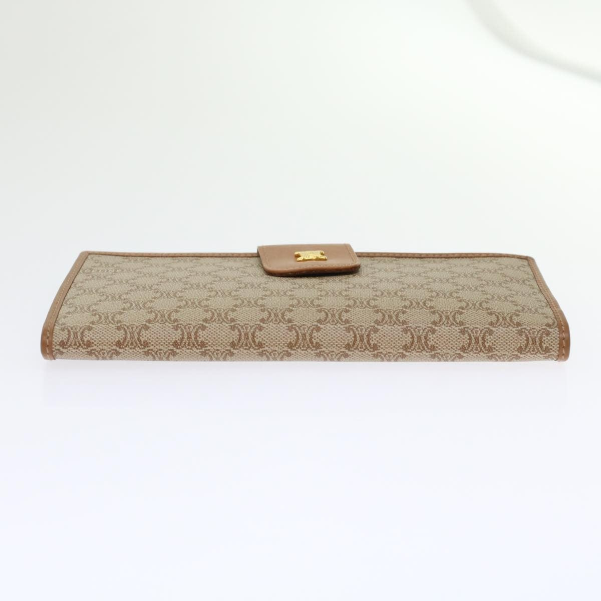 Celine Macadam Wallet Medium, BEIGE, CANVAS, Wallets