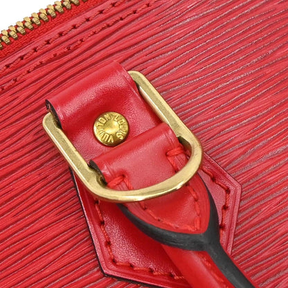 Louis Vuitton Alma Handbag Epi Leather, Red, Leather, Handbag