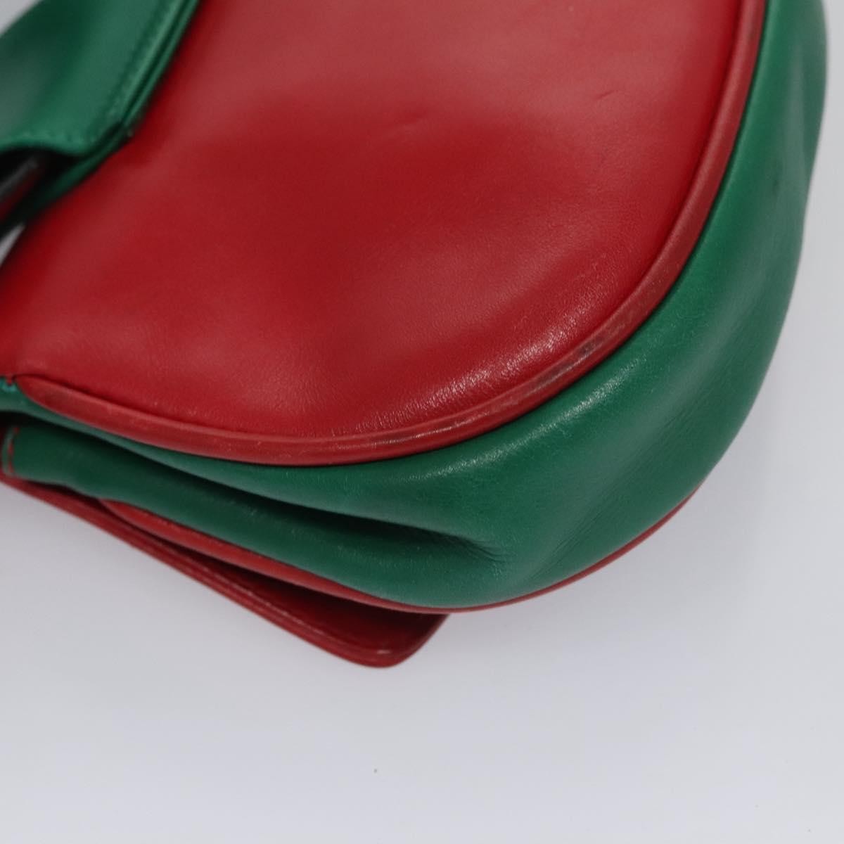 Salvatore Ferragamo Gancini waist bag Leather, RED, LEATHER, Clutche & pouche