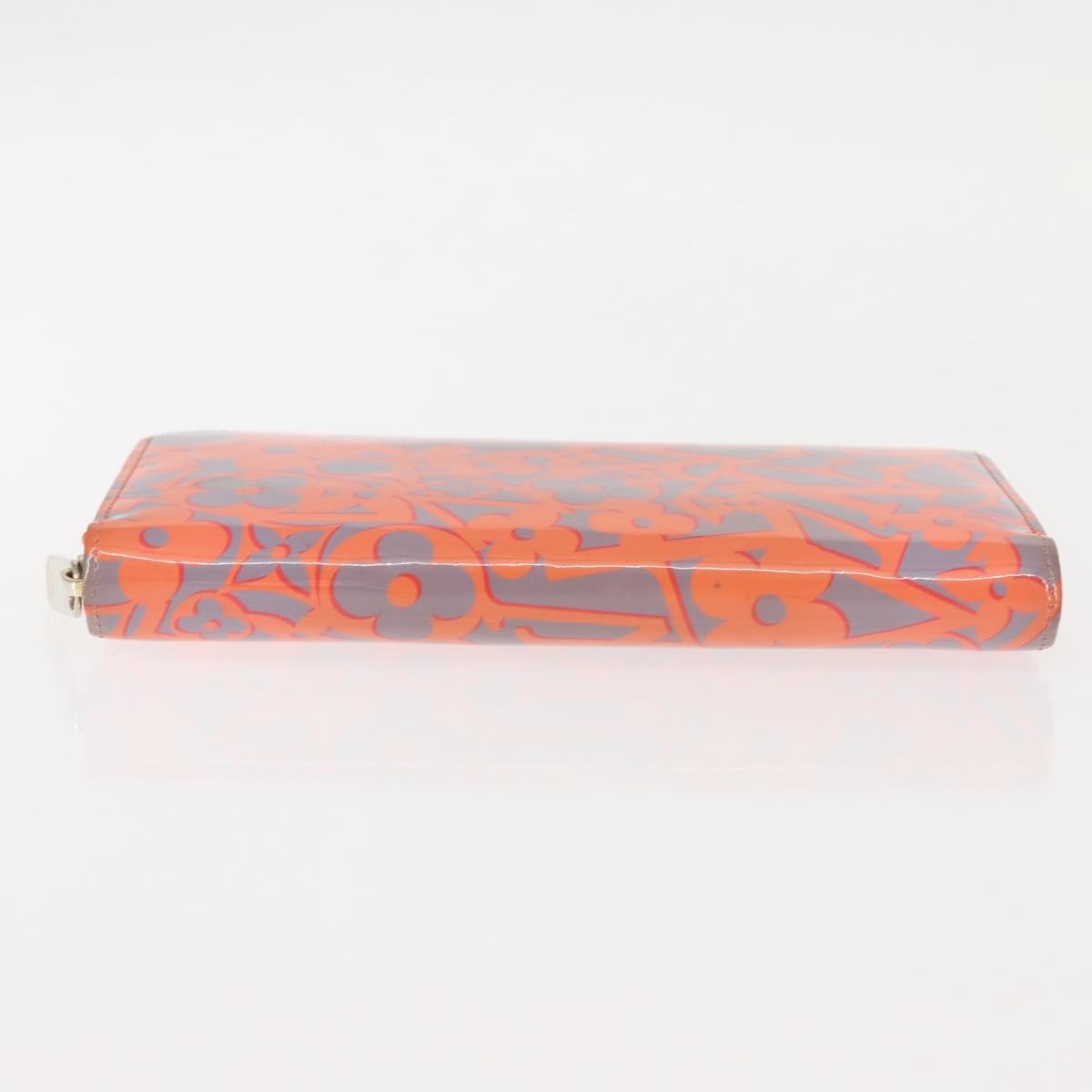 Louis Vuitton Zippy Wallet NM Monogram Patent, ORANGE, PATENT_LEATHER, Wallets