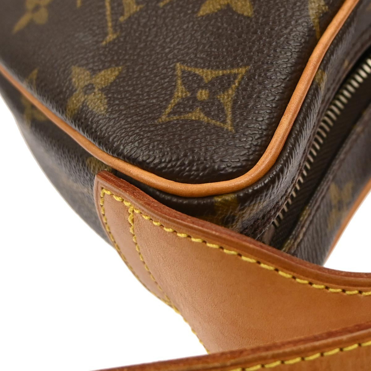 Louis Vuitton Croissant Handbag Monogram Canvas, BROWN, CANVAS, Handbag
