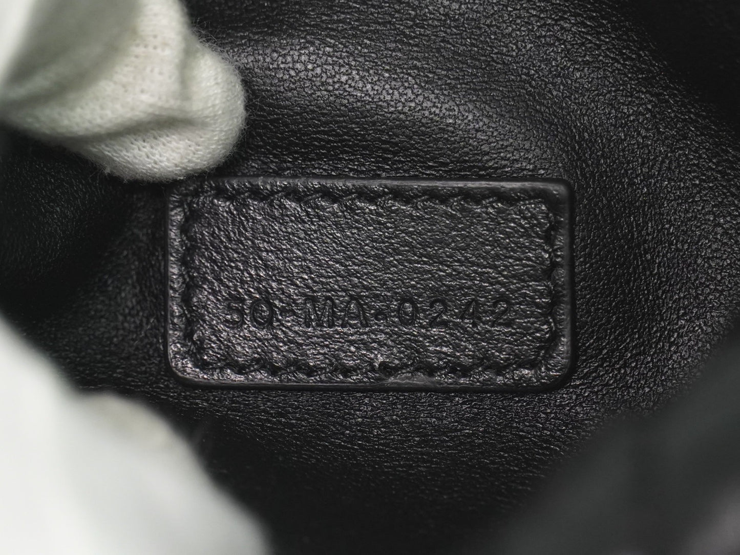 Christian Dior DiorTravel Nomad Pouch Macrocannage Quilt Calfskin, Black, Leather, Clutch