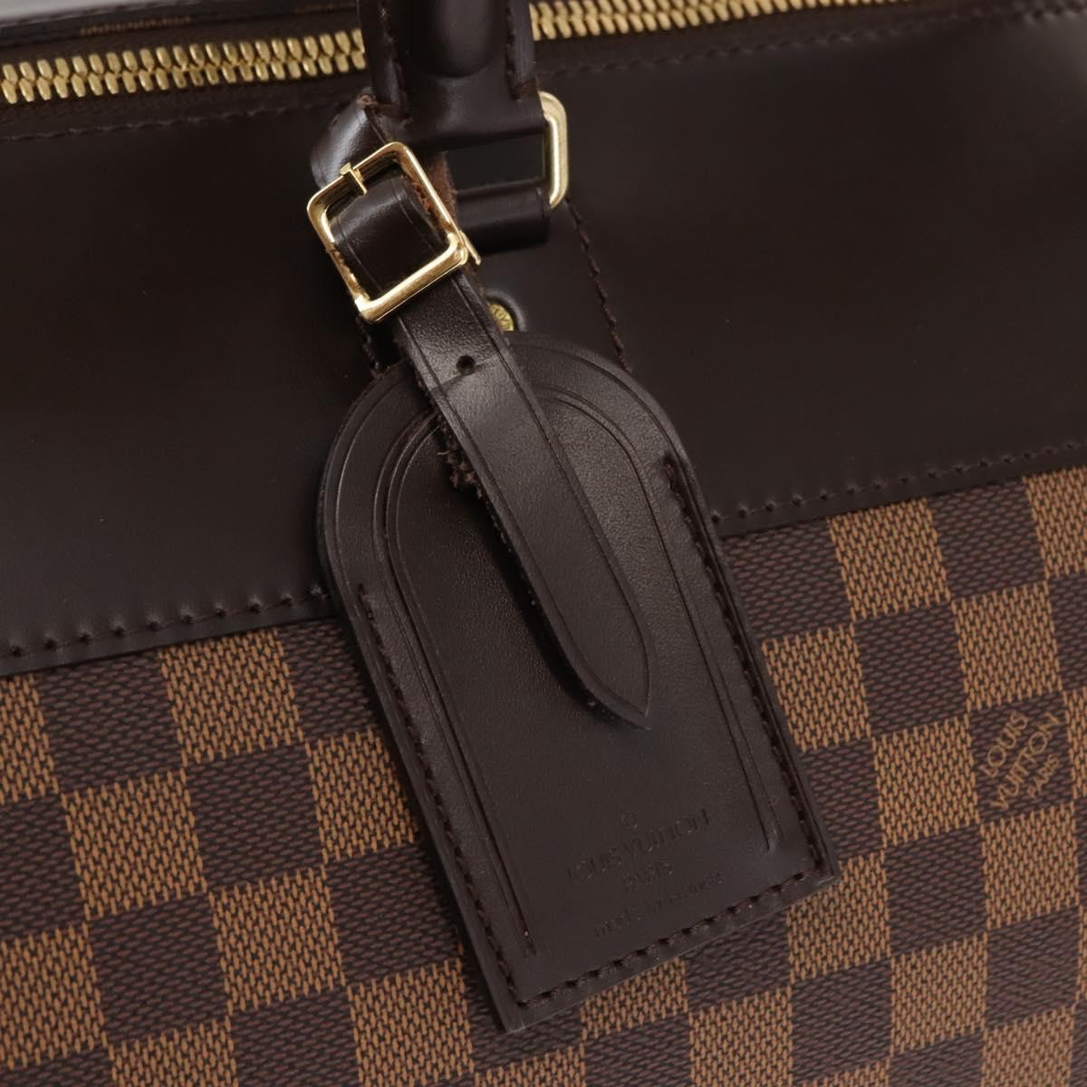 Louis Vuitton Greenwich Travel Bag Damier, BROWN, CANVAS, Travel bag