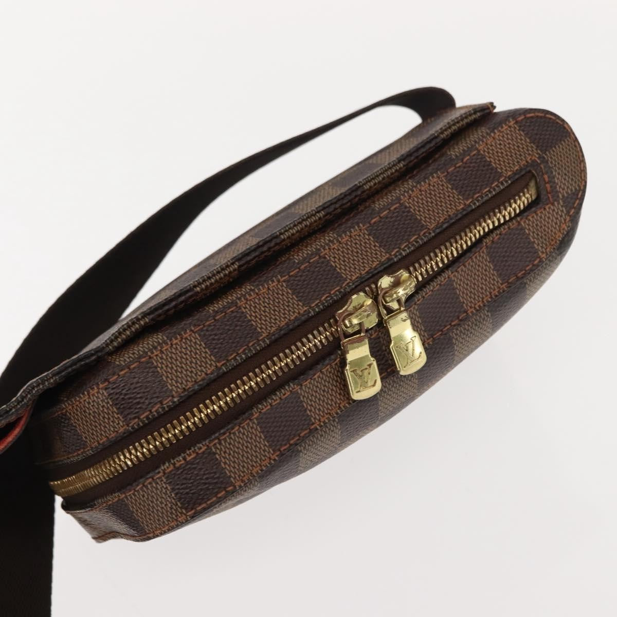 Louis Vuitton Geronimos Waist Bag Damier, BROWN, CANVAS, Shoulder bag