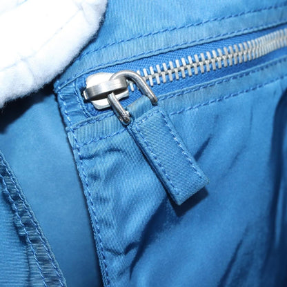 Prada Robot Open Tote Tessuto, BLUE, NYLON, Tote bag