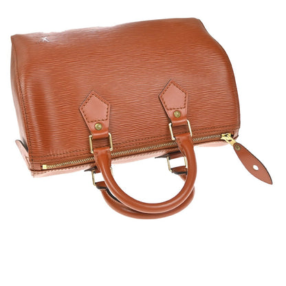 Louis Vuitton Speedy Handbag Epi Leather, BROWN, LEATHER, Handbag