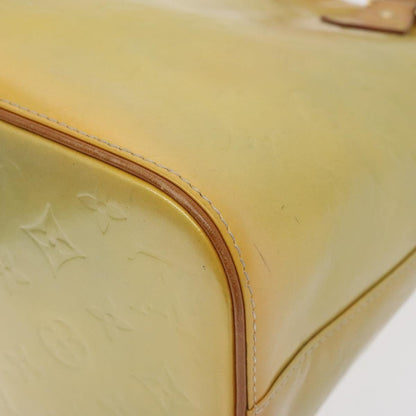 Louis Vuitton Houston Handbag Monogram Vernis, YELLOW, PATENT_LEATHER, Handbag