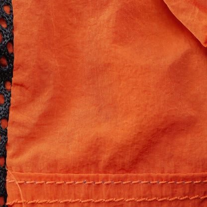 Bottega Veneta Paper Touch Backpack Nylon, ORANGE, NYLON, Backpack