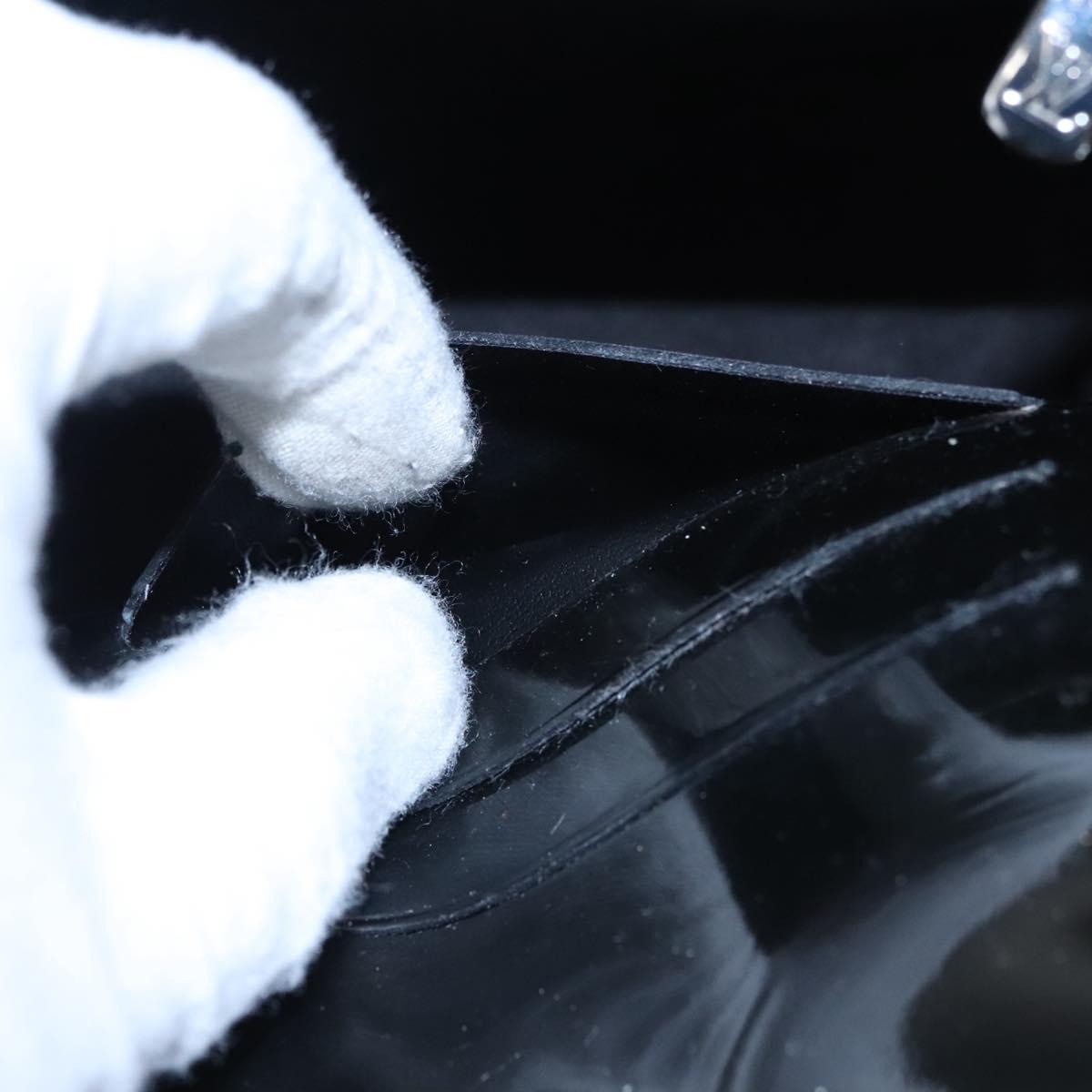 Louis Vuitton Sevigne Clutch Electric Epi Leather, BLACK, LEATHER, Shoulder bag