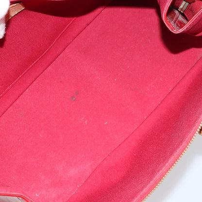 Louis Vuitton Rosewood Avenue Handbag Monogram Vernis, RED, PATENT_LEATHER, Handbag