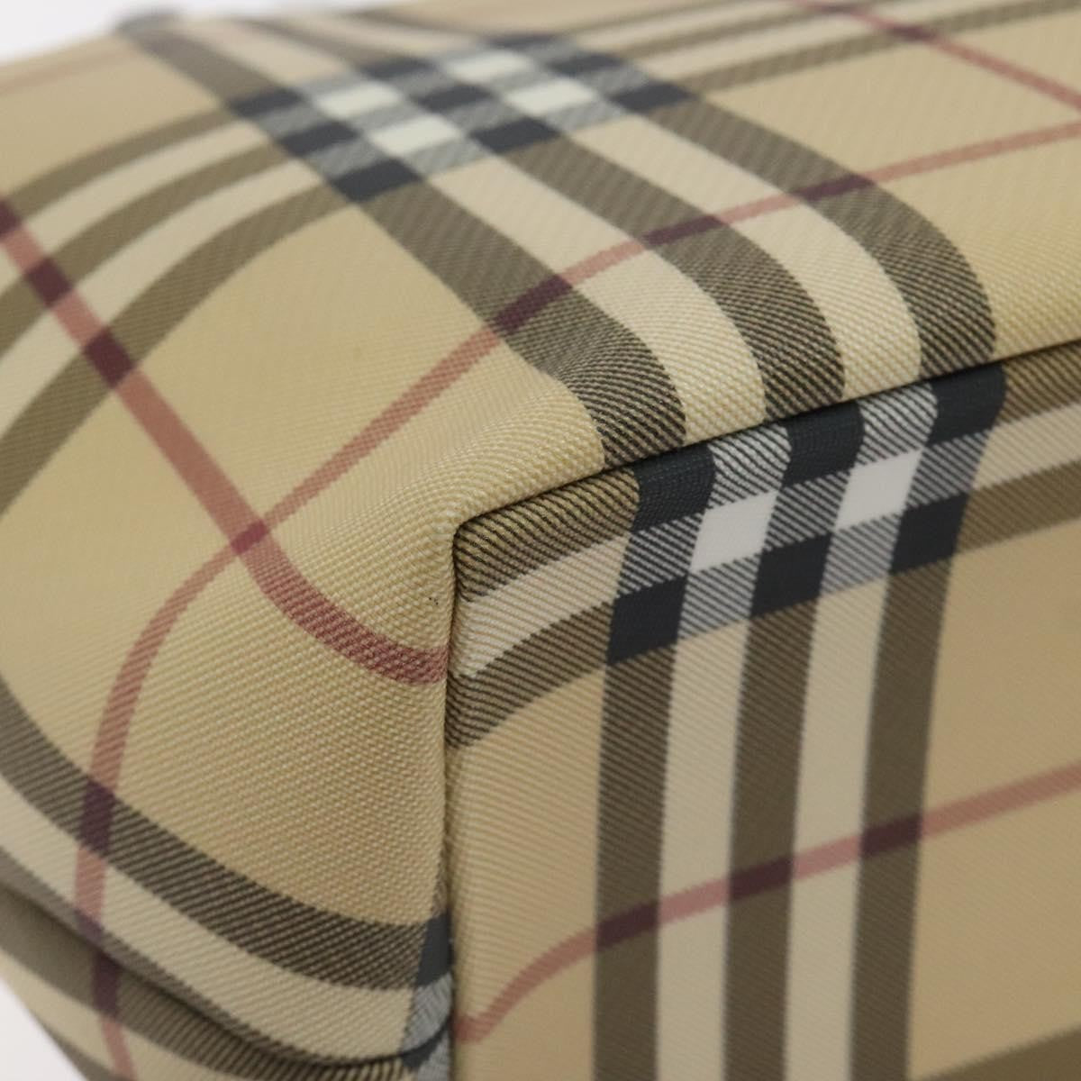 Burberry Nova Check Tote canvas check pattern, BEIGE, PVC, Tote bag
