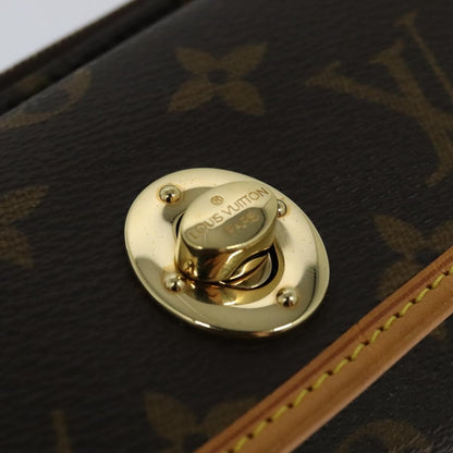 Louis Vuitton Tikal Wristlet Pochette Monogram Canvas, BROWN, CANVAS, Clutche & pouche