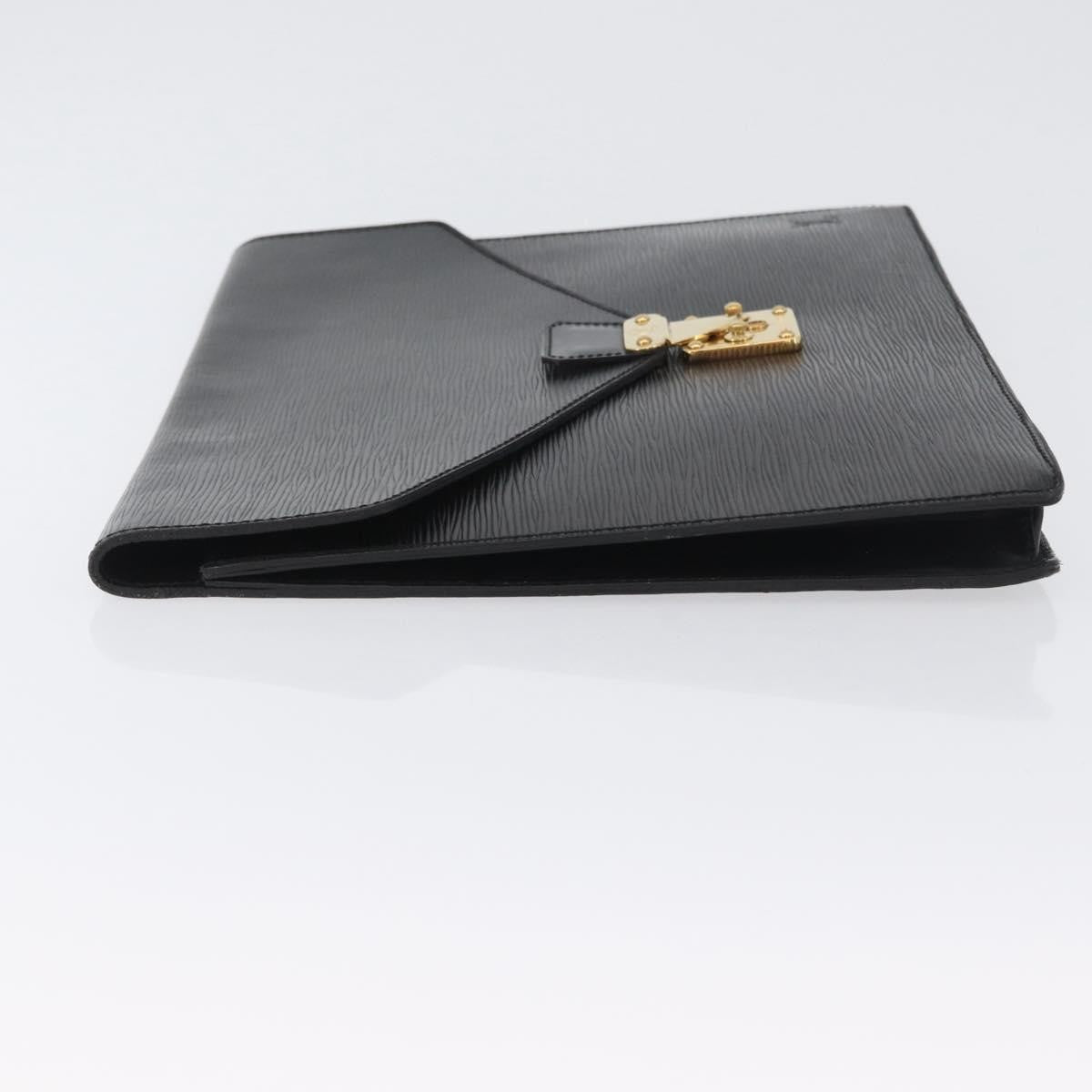 Louis Vuitton Porte-Documents Senateur Bag Epi Leather, BLACK, LEATHER, Briefcase