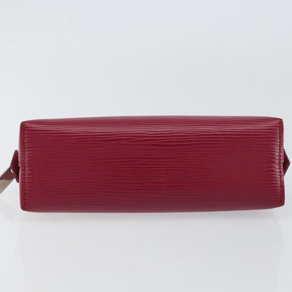 Louis Vuitton Cosmetic Pouch Epi Leather, PINK, LEATHER, Clutche & pouche
