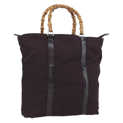 Gucci Bamboo tote bag Canvas, Purple, Canvas, Tote Bag