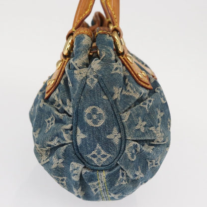 Louis Vuitton Pleaty Handbag Denim, BLUE, DENIM_JEANS, Handbag