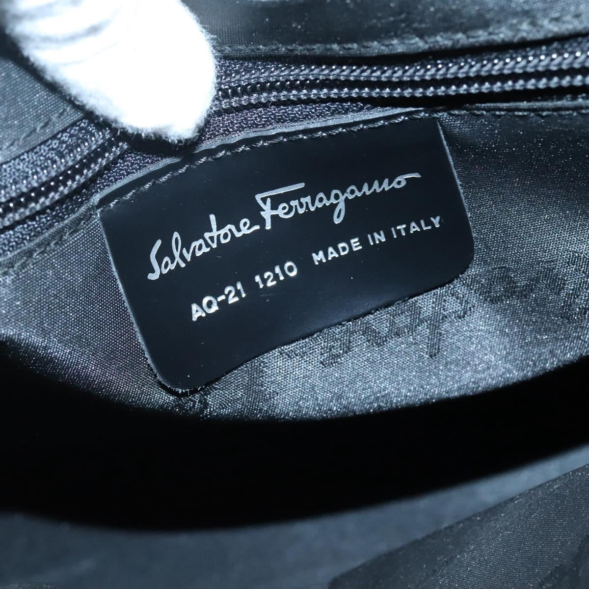 Salvatore Ferragamo Vintage Handbag Nylon, BLACK, NYLON, Handbag