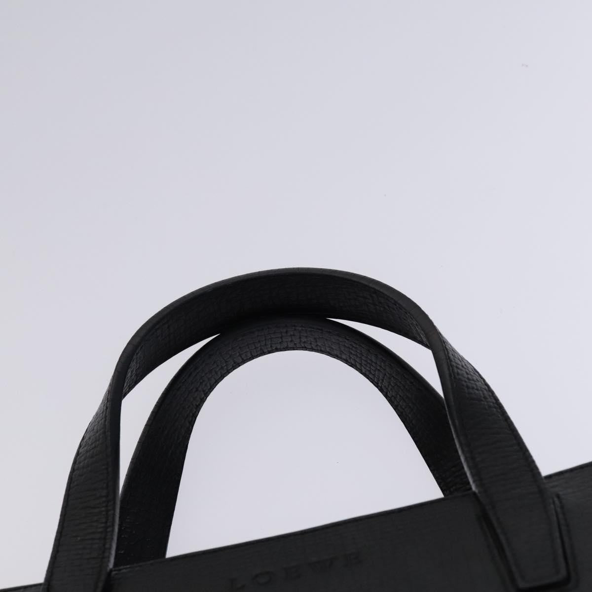 Loewe Vintage Handbag Leather, BLACK, LEATHER, Handbag