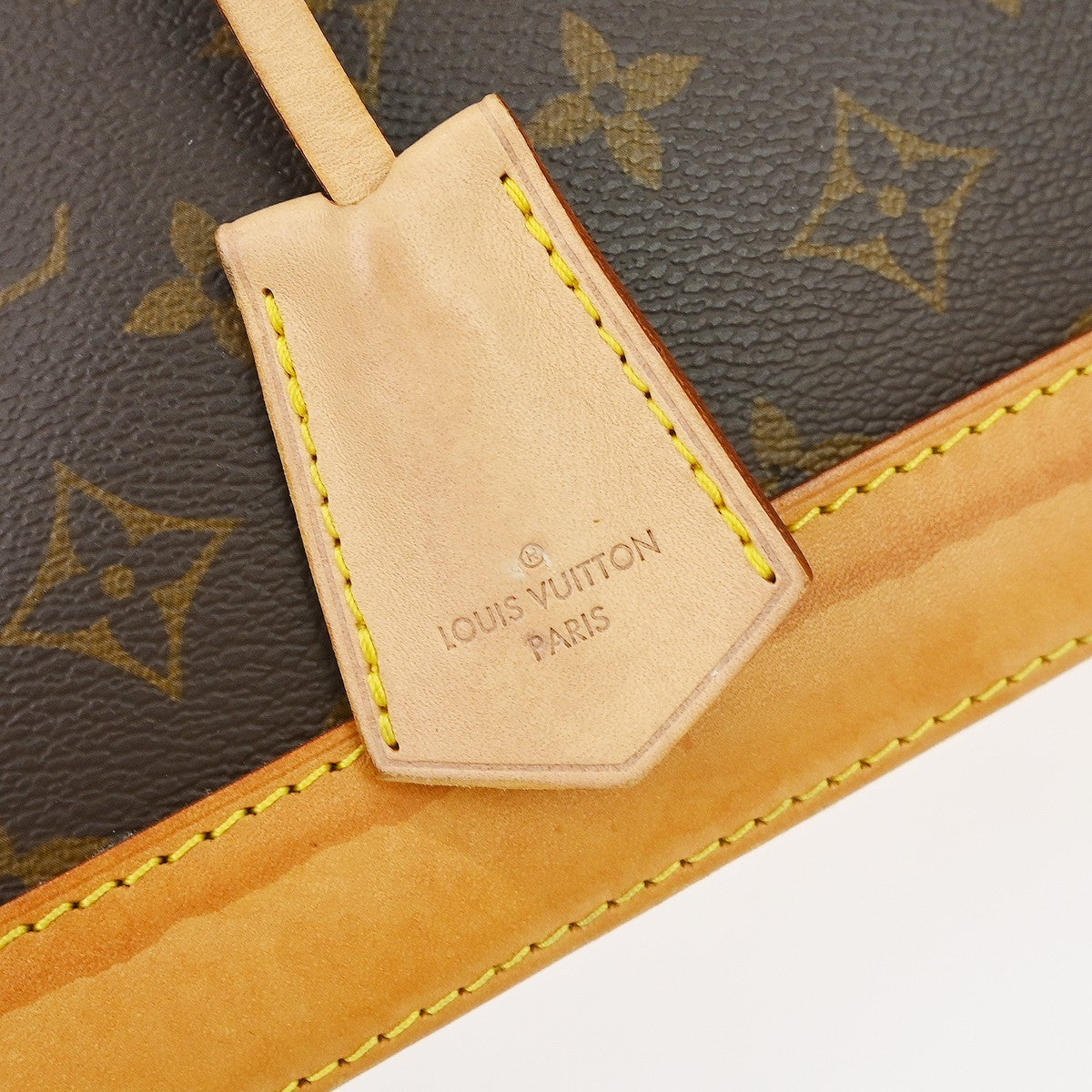 Louis Vuitton Alma Handbag Monogram Canvas, Brown, Canvas, Handbag