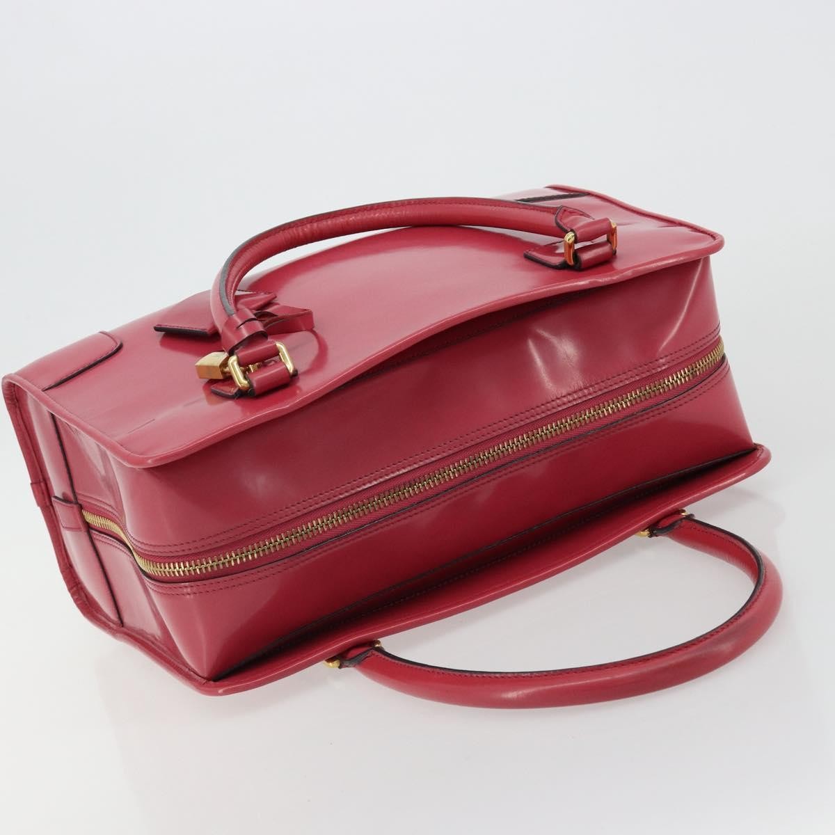 Loewe Amazona Bag Patent, Pink, Patent Leather, Handbag