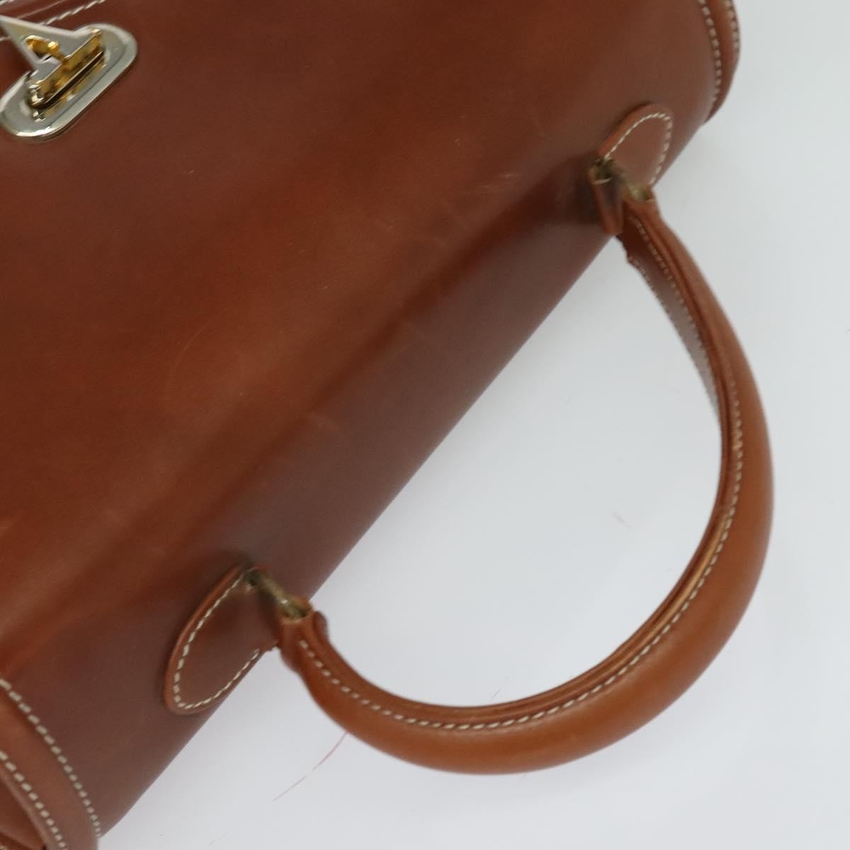 Valentino Garavani Vintage Handbag Leather, BROWN, LEATHER, Handbag