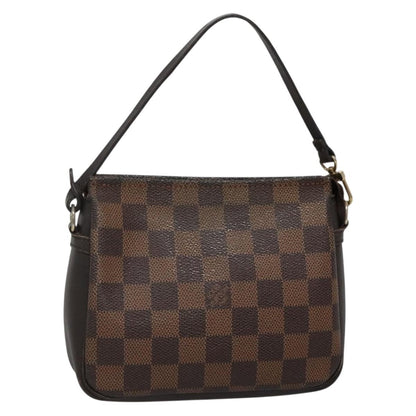 Louis Vuitton Trousse Make Up Bag Damier, BROWN, CANVAS, Clutche & pouche