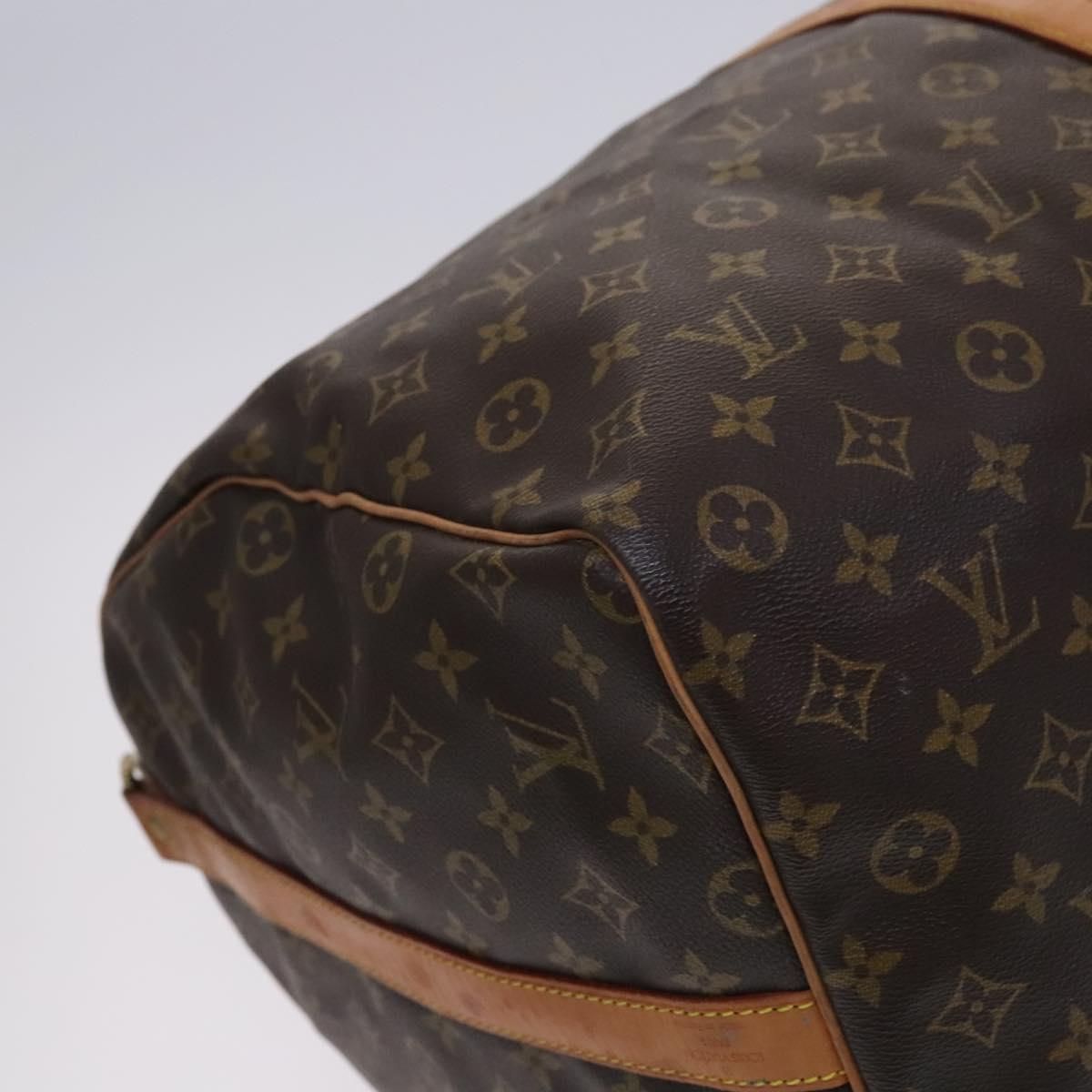 Louis Vuitton Keepall Bandouliere Bag Monogram Canvas, BROWN, CANVAS, Travel bag