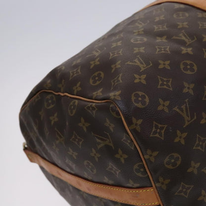 Louis Vuitton Keepall Bandouliere Bag Monogram Canvas, BROWN, CANVAS, Travel bag