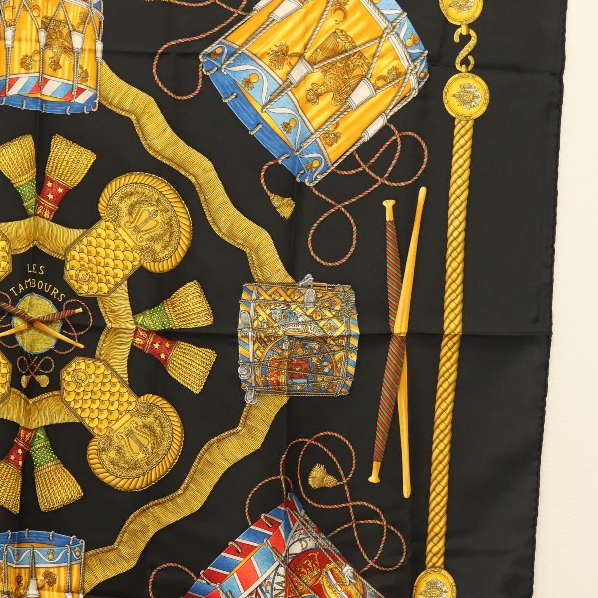 Hermes Carré 90 Silk multicolor, BLACK, SILK, Scarve & shawl