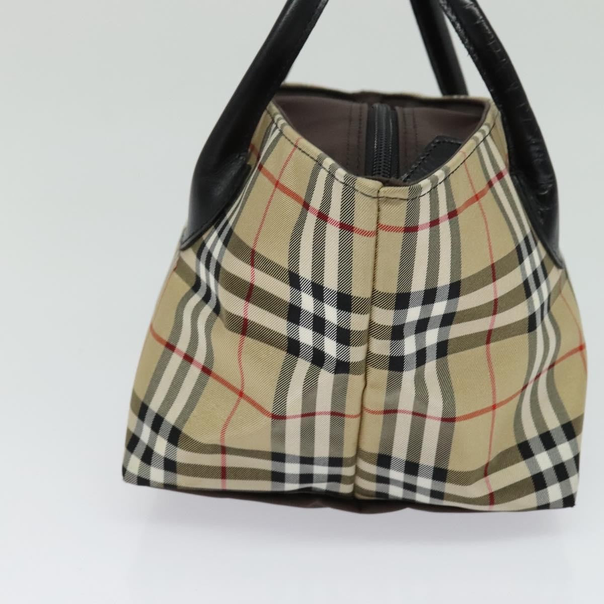 Burberry Nova Check Tote Nylon, BEIGE, NYLON, Tote bag