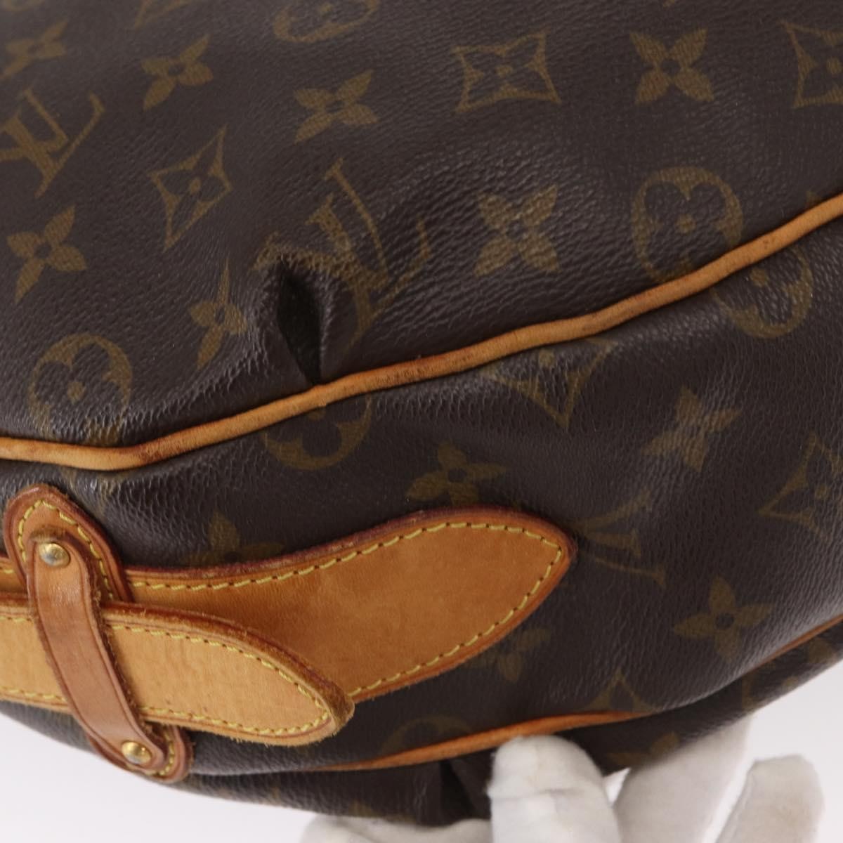 Louis Vuitton Tulum Handbag Monogram Canvas, BROWN, CANVAS, Shoulder bag