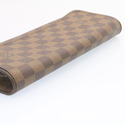 Louis Vuitton Twin Handbag Damier, BROWN, CANVAS, Handbag