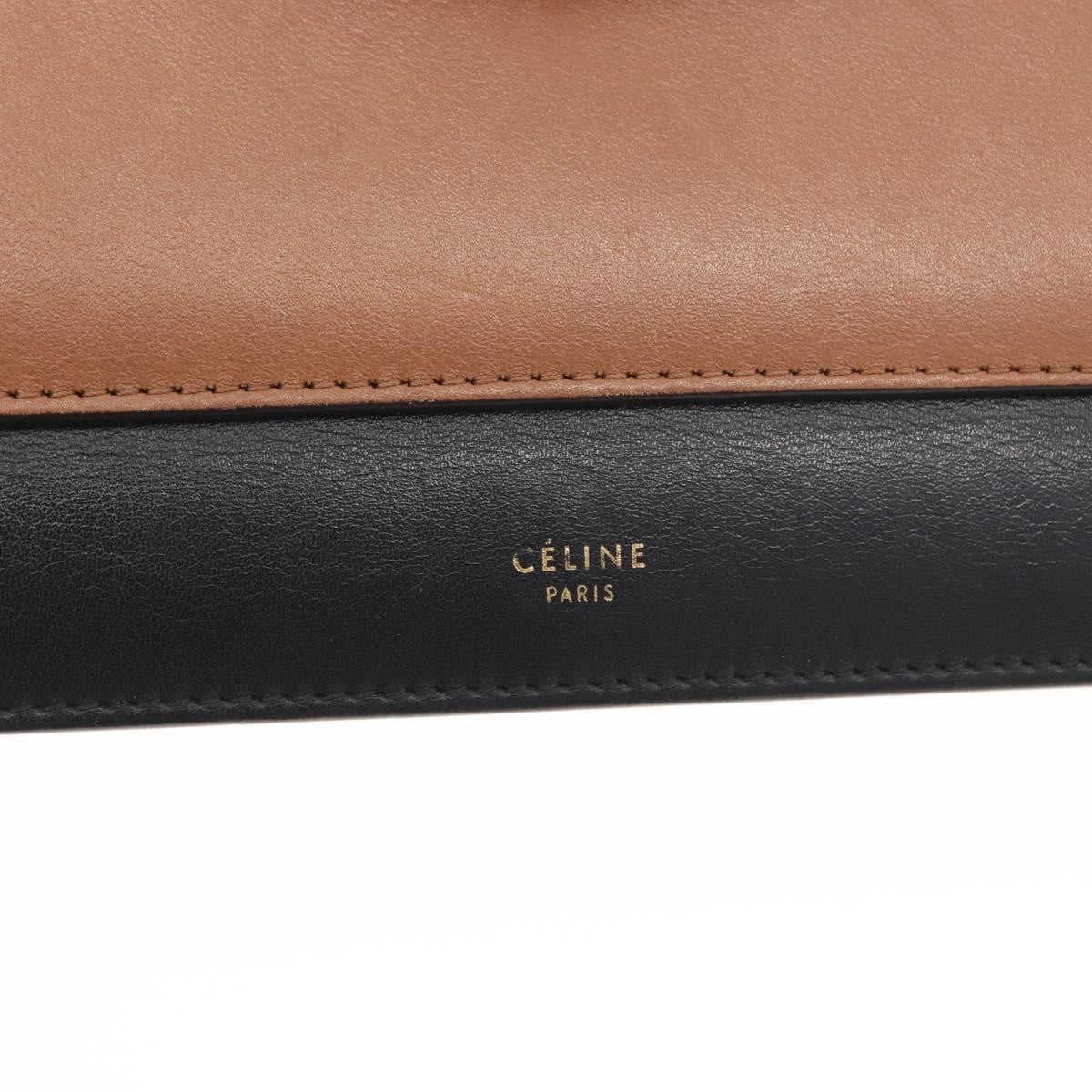 Celine Pocket Envelope Shoulder Bag Leather, MULTICOLOUR, LEATHER, Shoulder bag