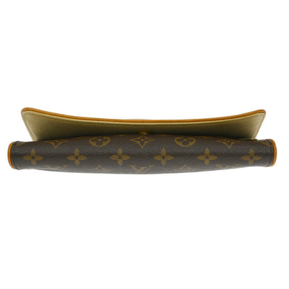 Louis Vuitton Twin Handbag Monogram Canvas, Brown, Canvas, Clutch