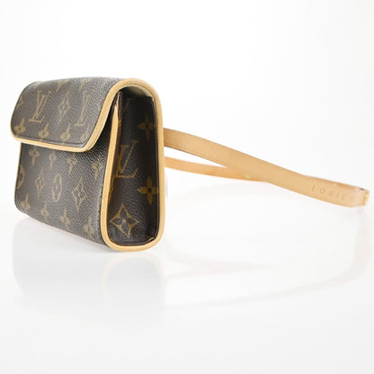 Louis Vuitton Florentine Waist Bag Monogram Canvas, Brown, Canvas, Clutch