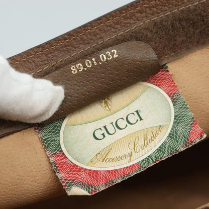 Gucci Vintage old clutch Canvas, BEIGE, PVC, Clutche & pouche