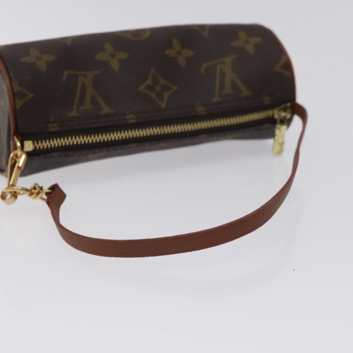 Louis Vuitton Papillon Pochette Monogram Canvas, BROWN, CANVAS, Handbag
