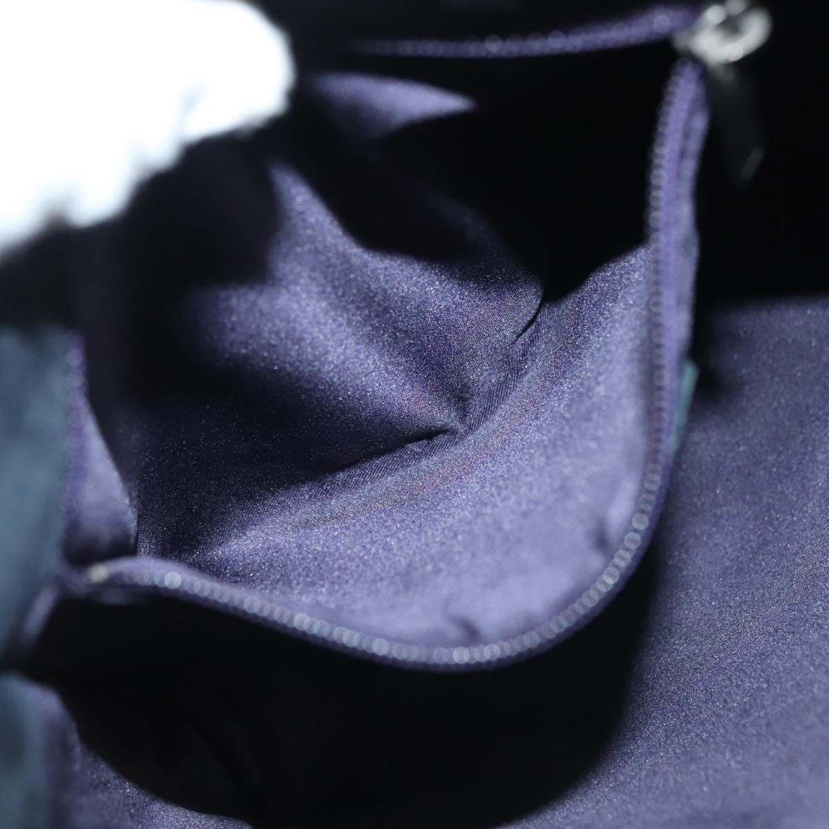 Chanel Vintage Fringe Tote Suede, NAVY, SUEDE, Tote bag