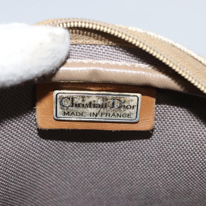 Christian Dior Vintage Honeycomb Shoulder Bag Canvas, BEIGE, CANVAS, Shoulder bag