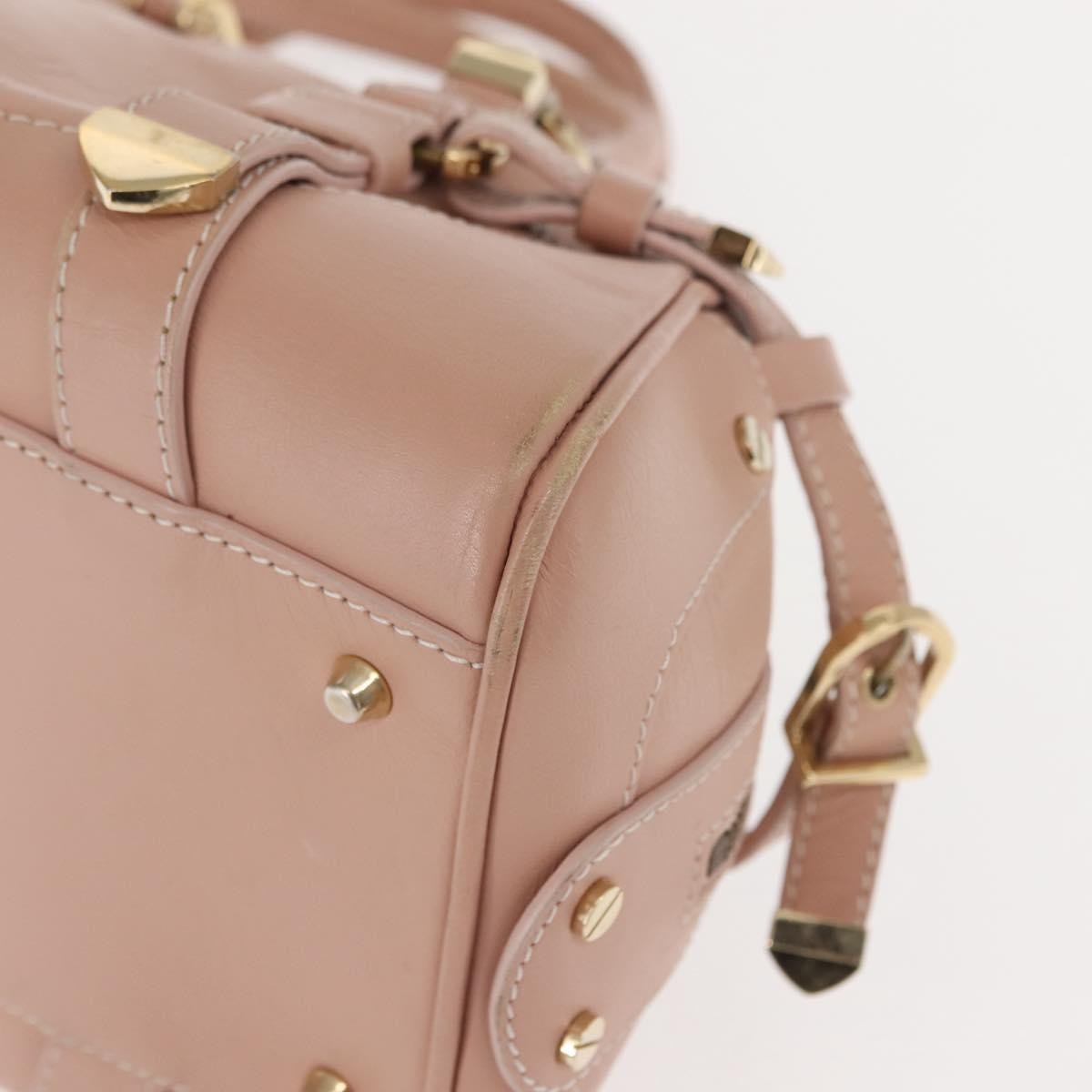 Versace Vintage Medusa Belt Bag Leather, PINK, LEATHER, Handbag