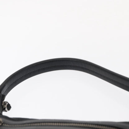 Gucci Vintage Shoulder Bag GG Canvas and Leather, BLACK, CANVAS, Shoulder bag
