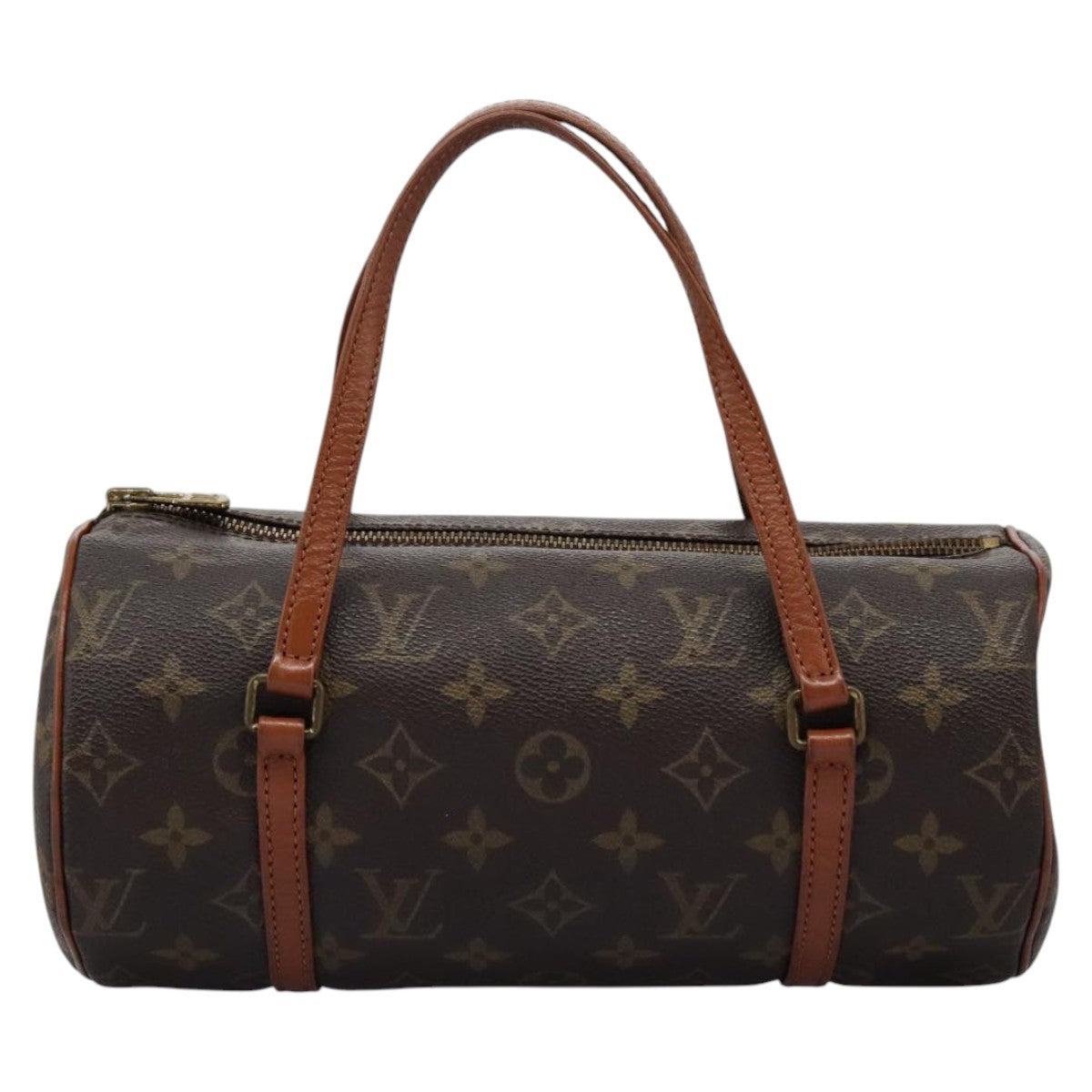Louis Vuitton Papillon Handbag Monogram Canvas, BROWN, CANVAS, Handbag