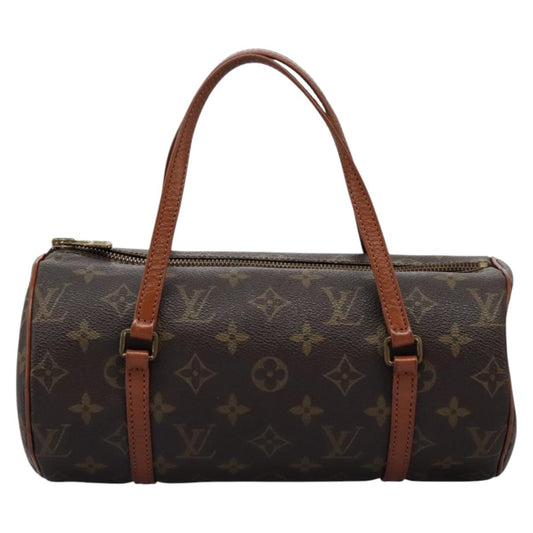 Louis Vuitton Papillon Handbag Monogram Canvas, BROWN, CANVAS, Handbag