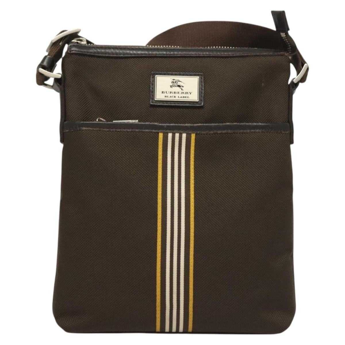 Burberry Black Label Shoulder bag Canvas, BROWN, CANVAS, Shoulder bag