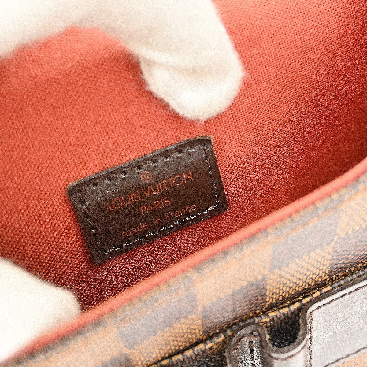 Louis Vuitton Portobello Messenger Damier, Brown, Canvas, Shoulder Bag