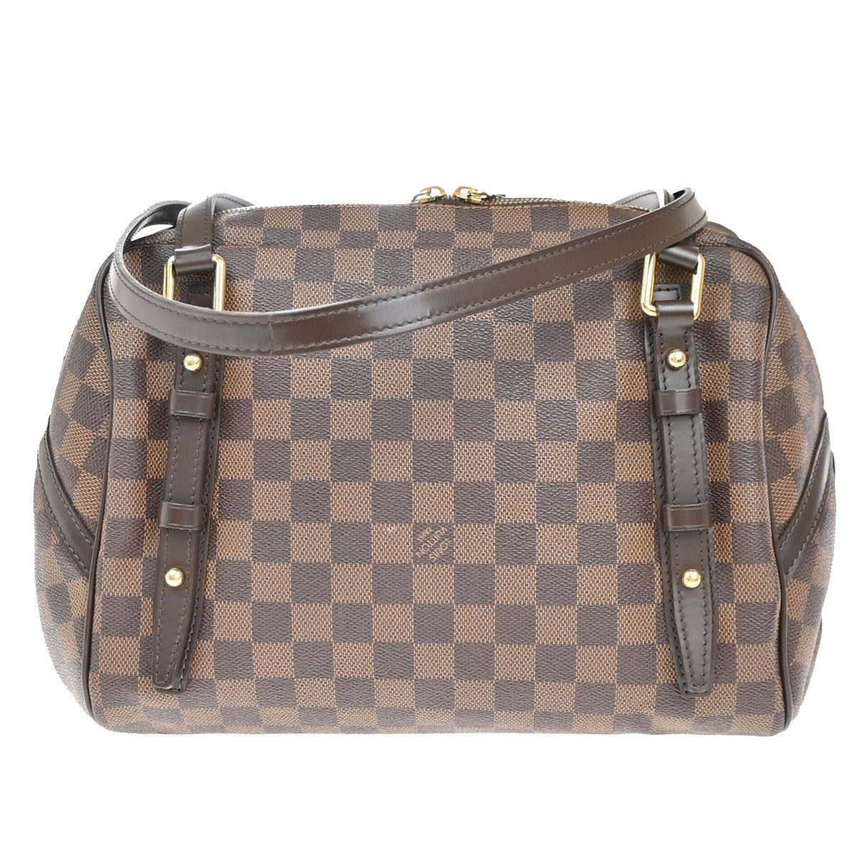 Louis Vuitton Rivington Satchel Damier, BROWN, CANVAS, Shoulder bag