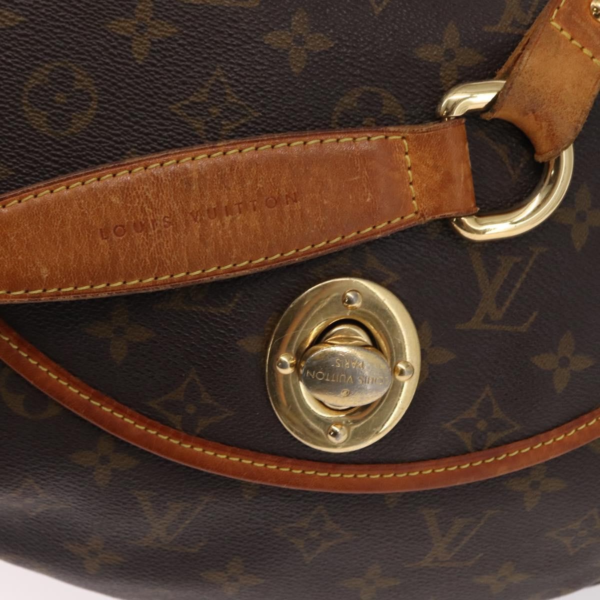 Louis Vuitton Tulum Handbag Monogram Canvas, BROWN, CANVAS, Shoulder bag