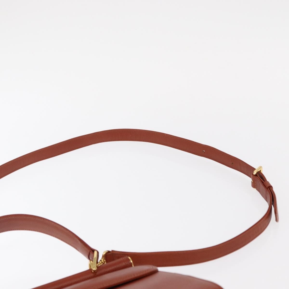 Valentino Garavani Vintage Handbag Leather, BROWN, LEATHER, Handbag
