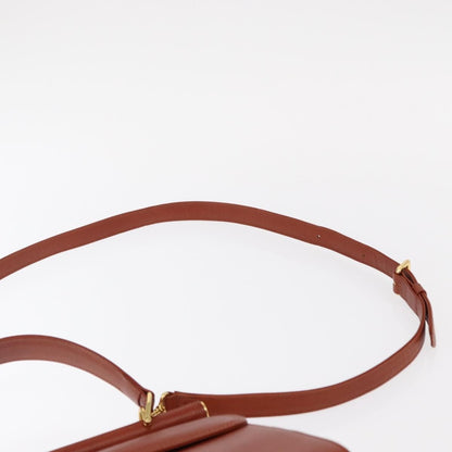 Valentino Garavani Vintage Handbag Leather, BROWN, LEATHER, Handbag